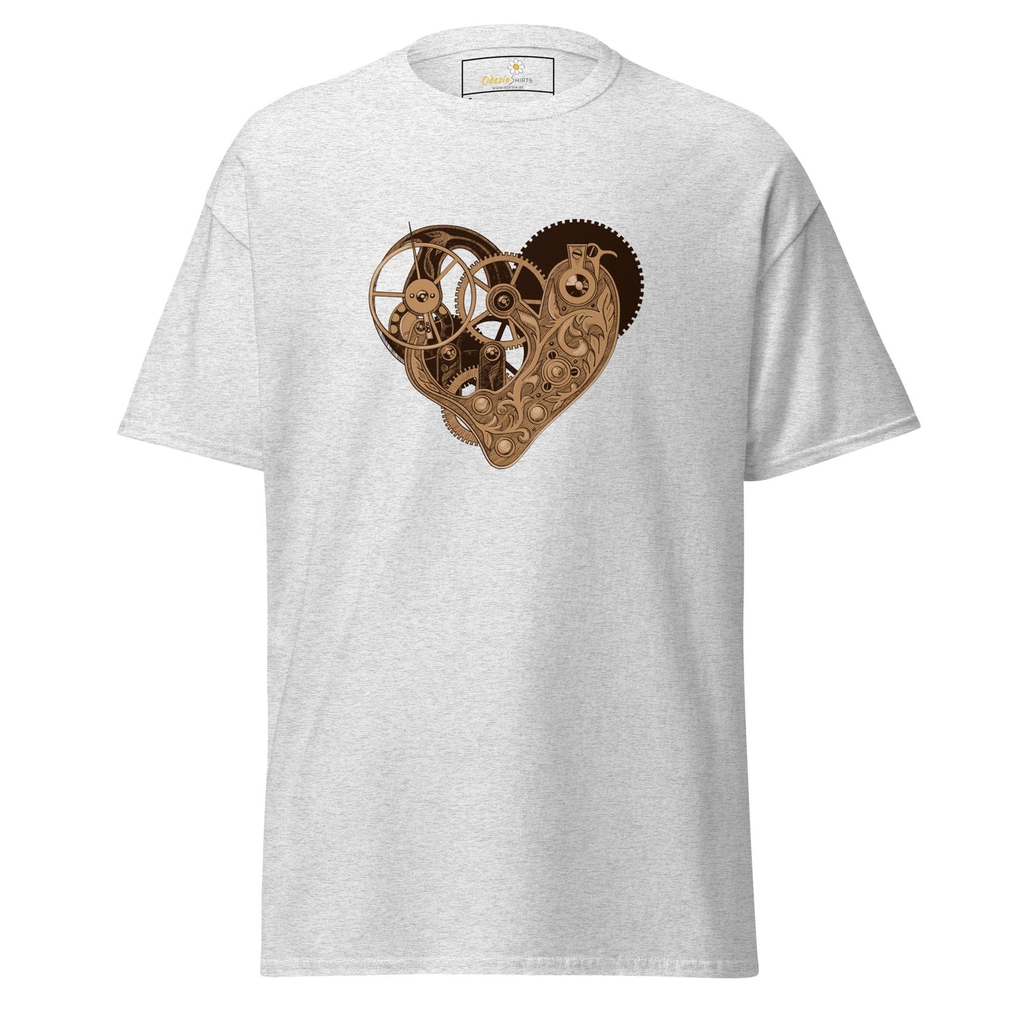 Unisex classic tee - ABSTRACT HEART - REGULAR - Ash / S