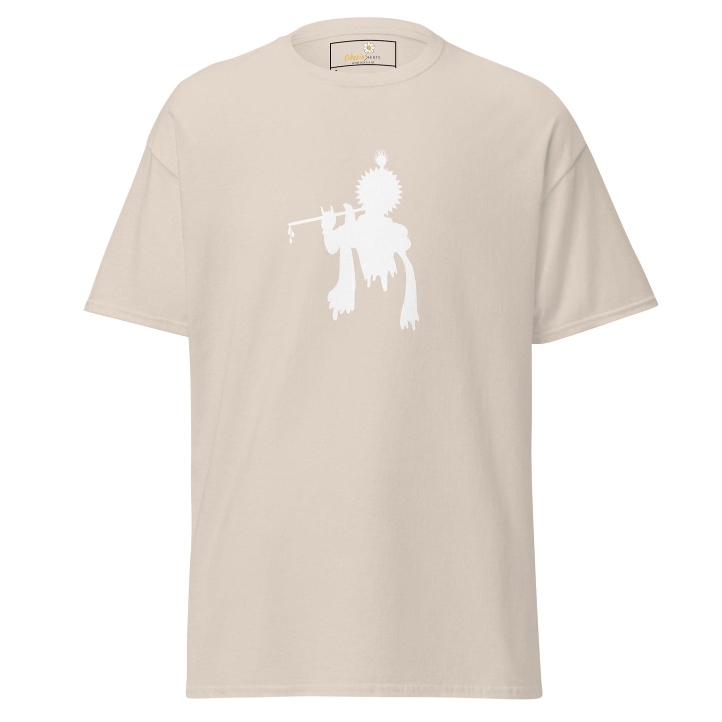 Unisex classic tee - SPIRITUAL KRISHNA’S FLUTE HEAD - REGULAR - Natural / S