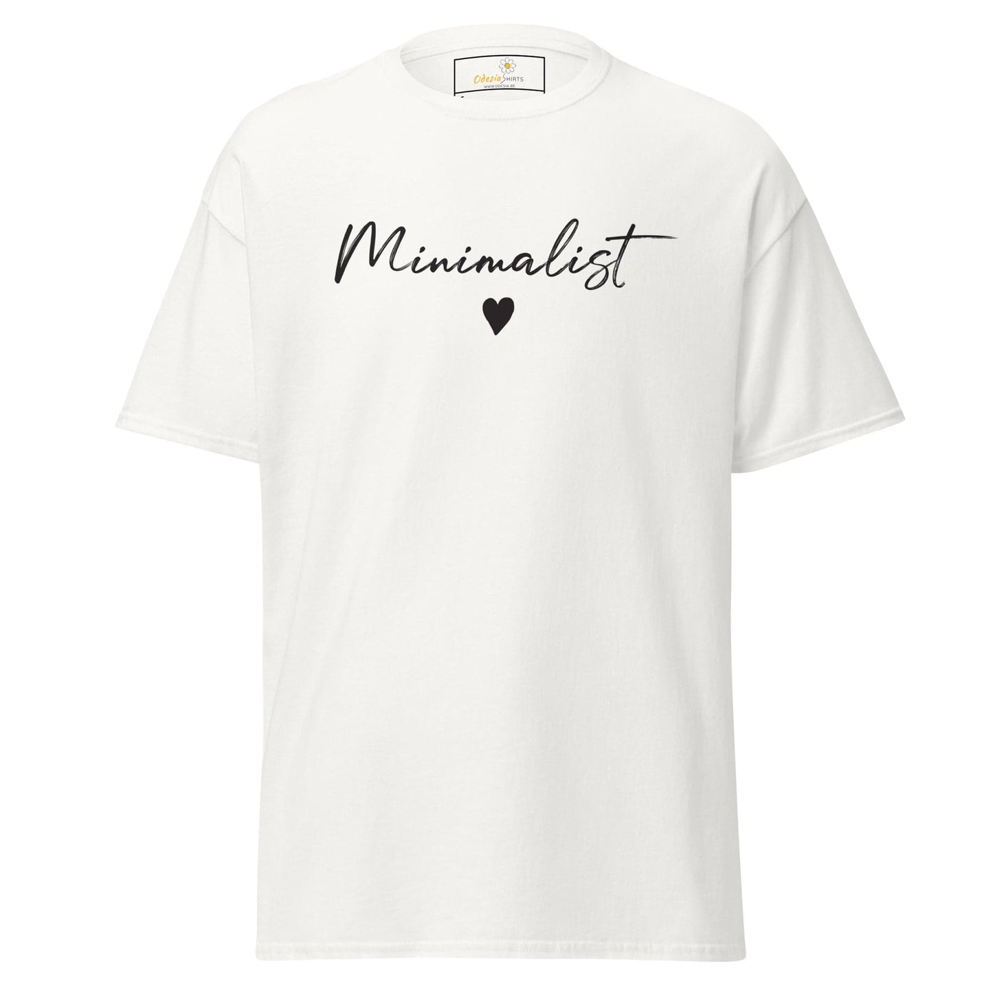 Unisex classic t-shirt - TEXT MINIMALIST - REGULAR - White / S