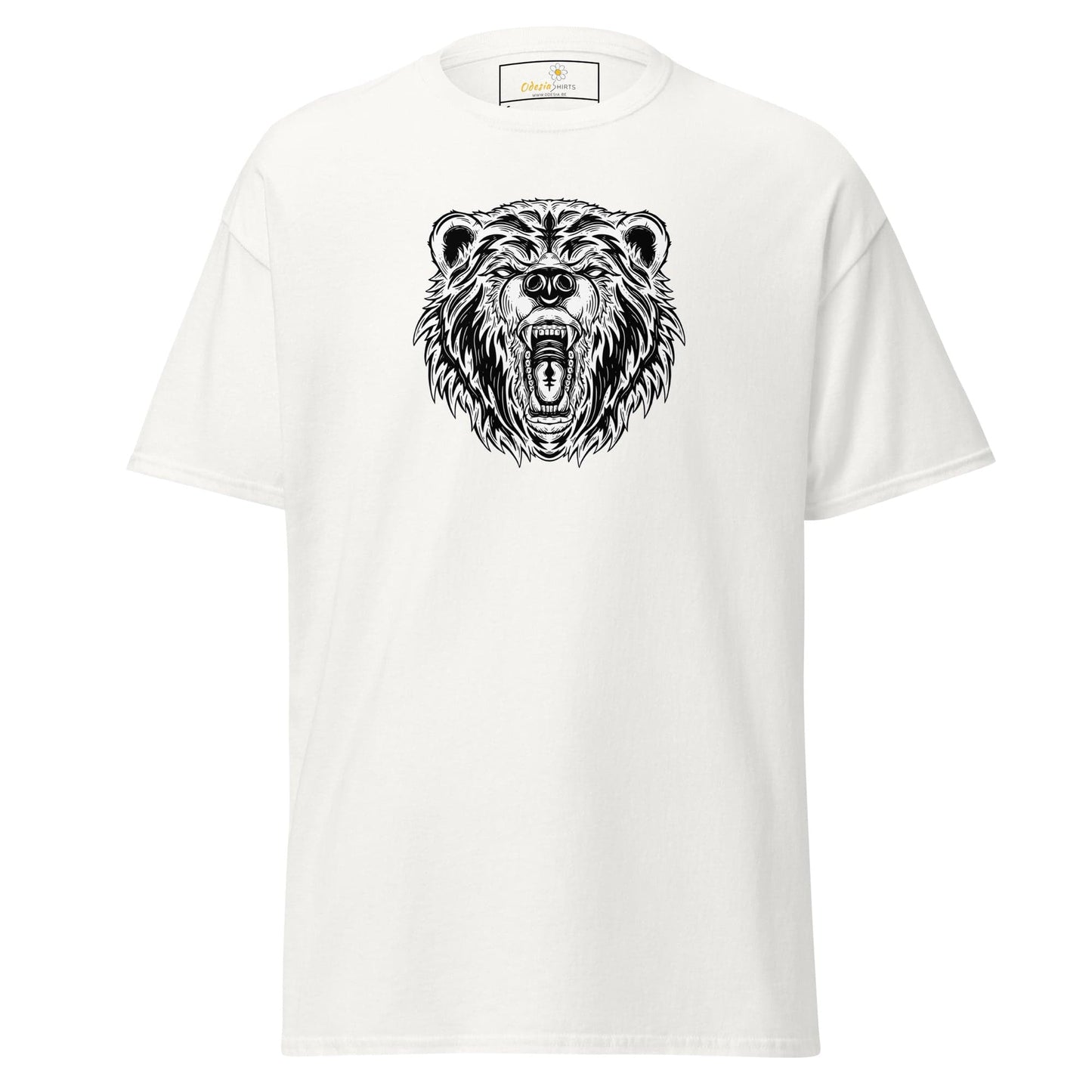 Unisex classic t-shirt - WILD LIFE BEAR - REGULAR - White / S