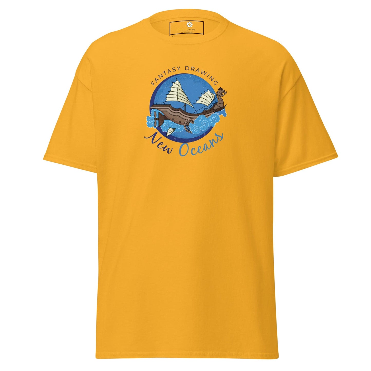 Art T-shirt Design Tee • Man / Woman • [s-xl] - Gold / s
