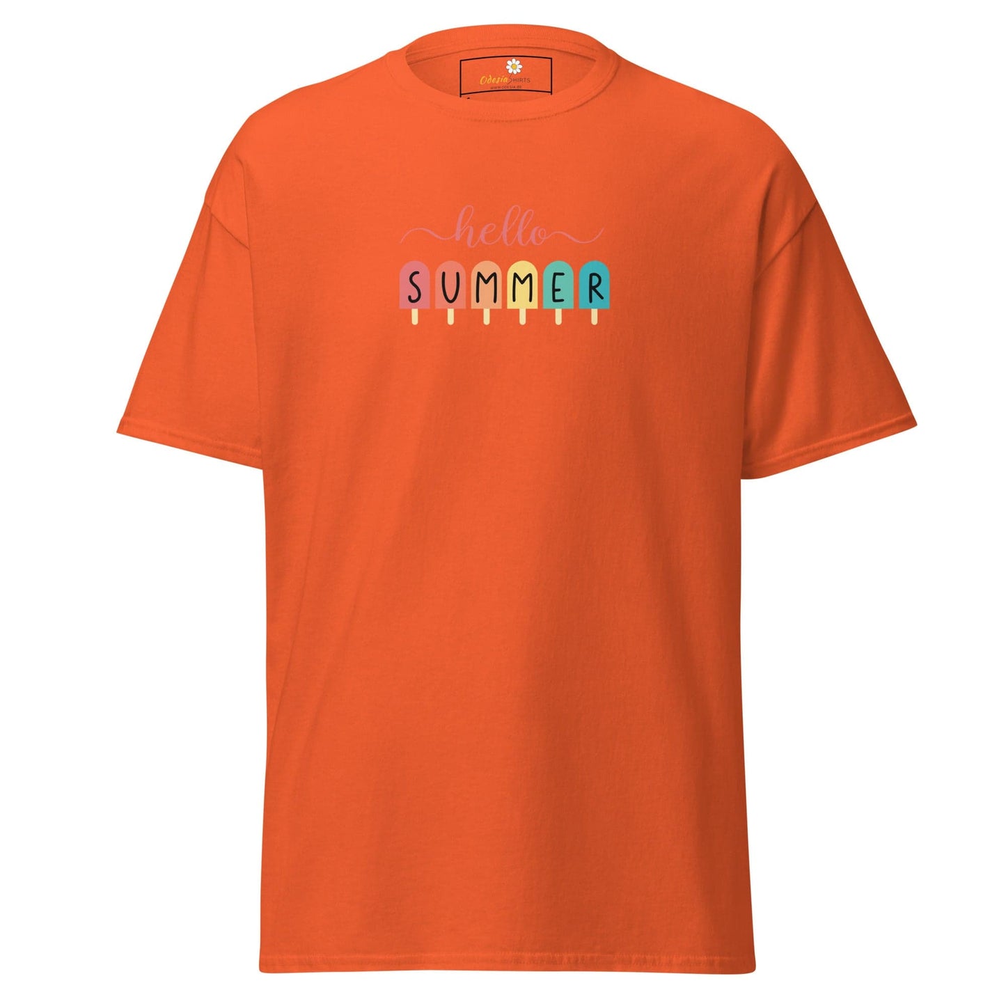 Art T-shirt Design Tee • Man / Woman • [s-xl] - Orange / s