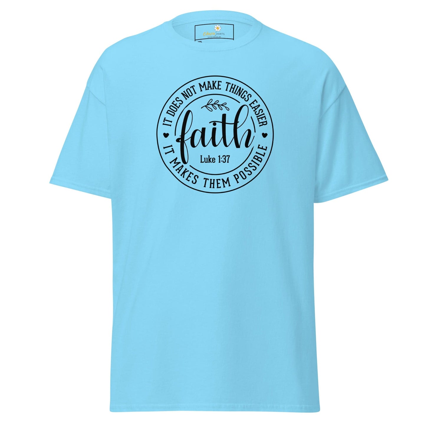 Art T-shirt Design Tee • Men / Women • [2xl-5xl] - Sky / 2xl