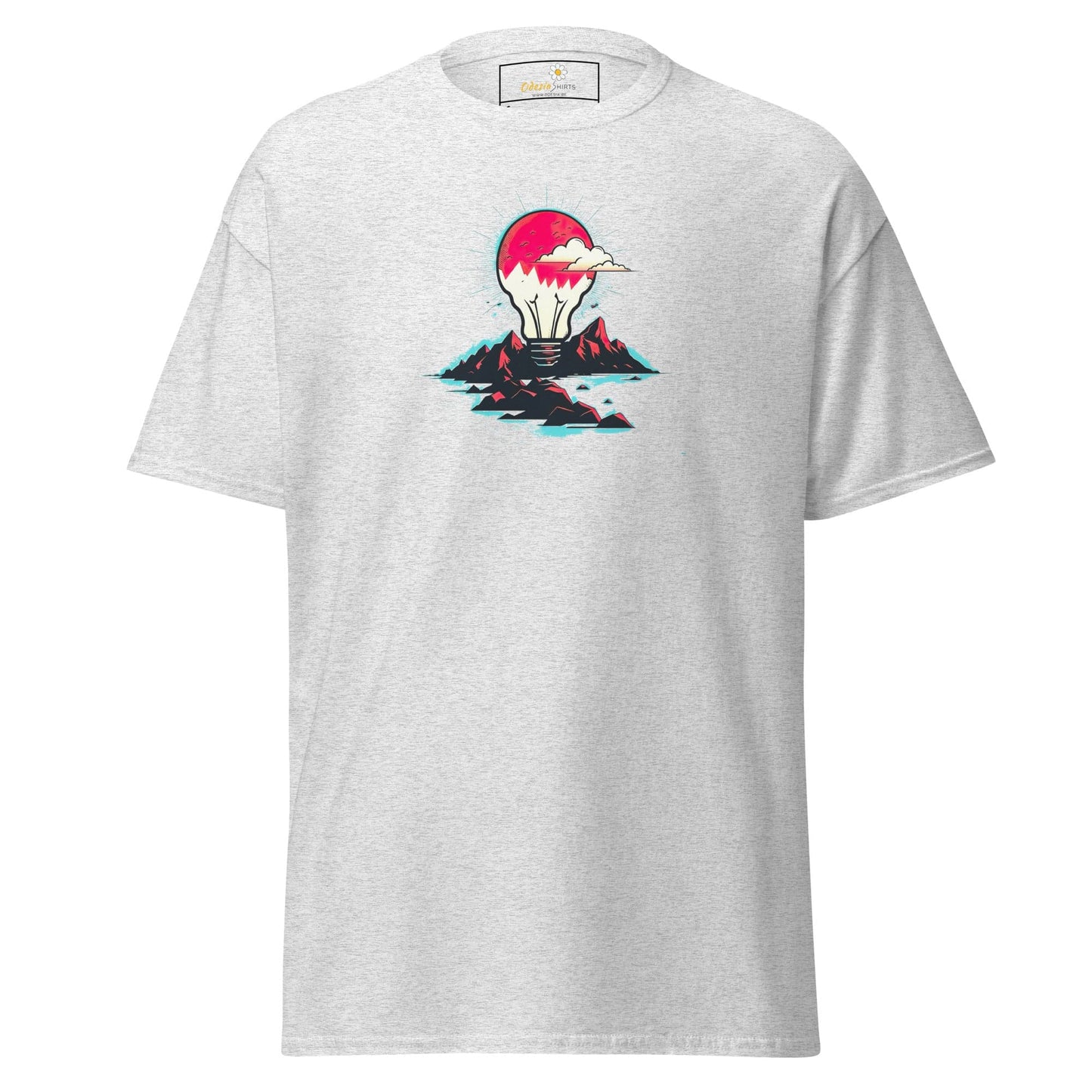 Unisex classic tee - MISC LIGHTBULB MOUNTAIN - REGULAR - Ash / S