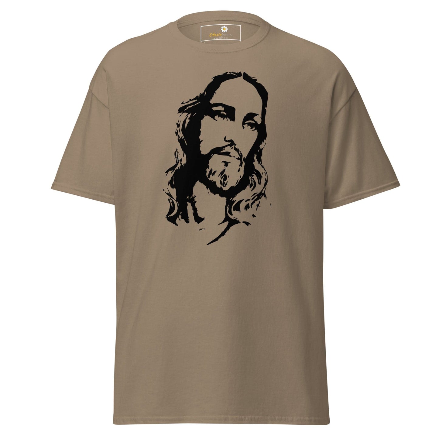 Unisex classic tee - SPIRITUAL JESUS - REGULAR - Brown Savana / S