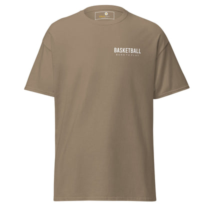 Unisex classic t-shirt - SPORT BASKETBALL - REGULAR - Brown Savana / S