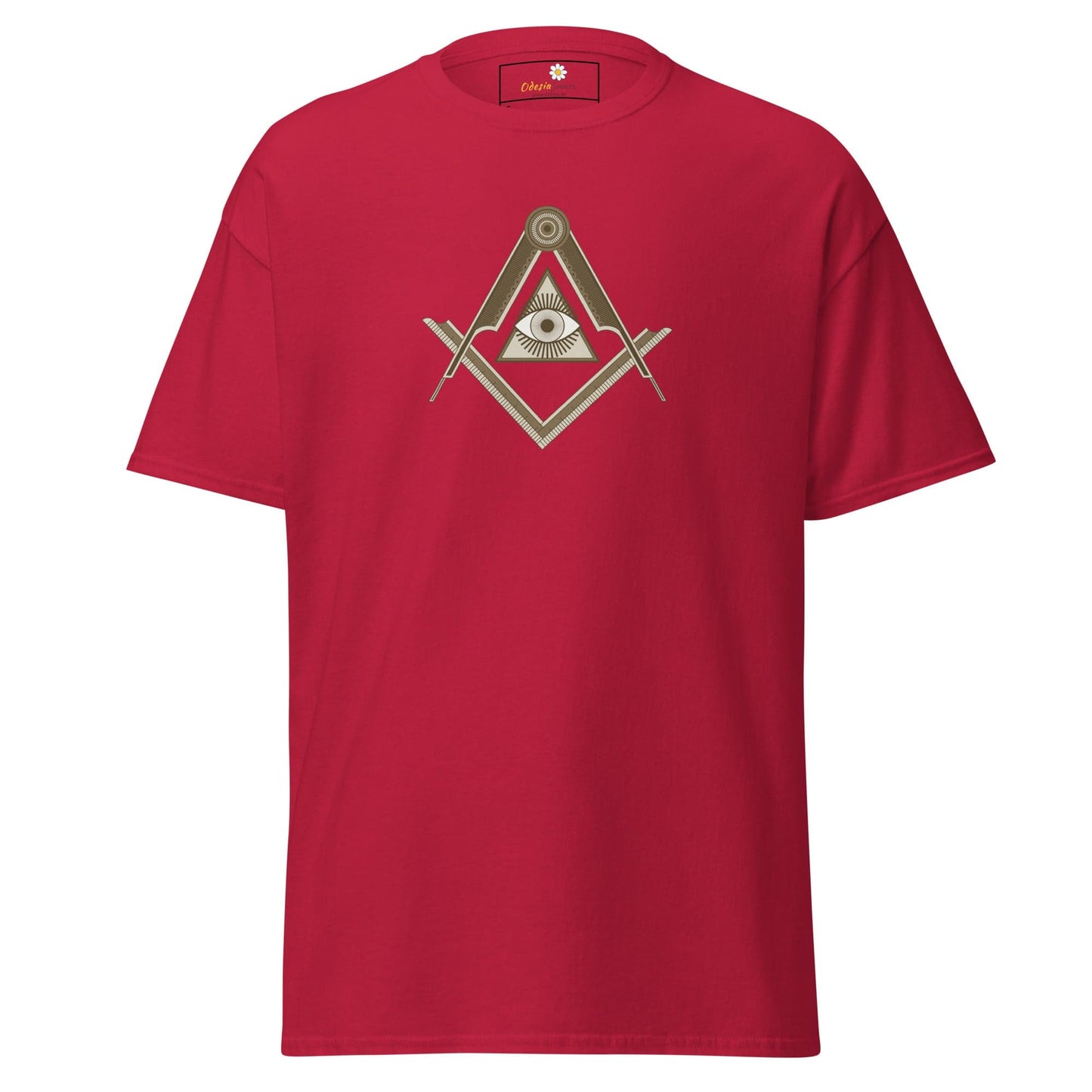 Unisex classic t-shirt - MYSTIC EYE TRIANGLE - REGULAR - Cardinal / S