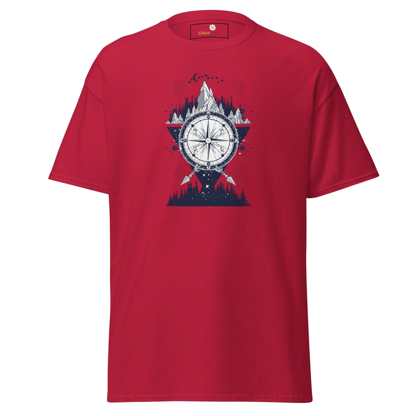 Unisex classic t-shirt - MYSTIC DIRECTIONS - REGULAR - Cardinal / S
