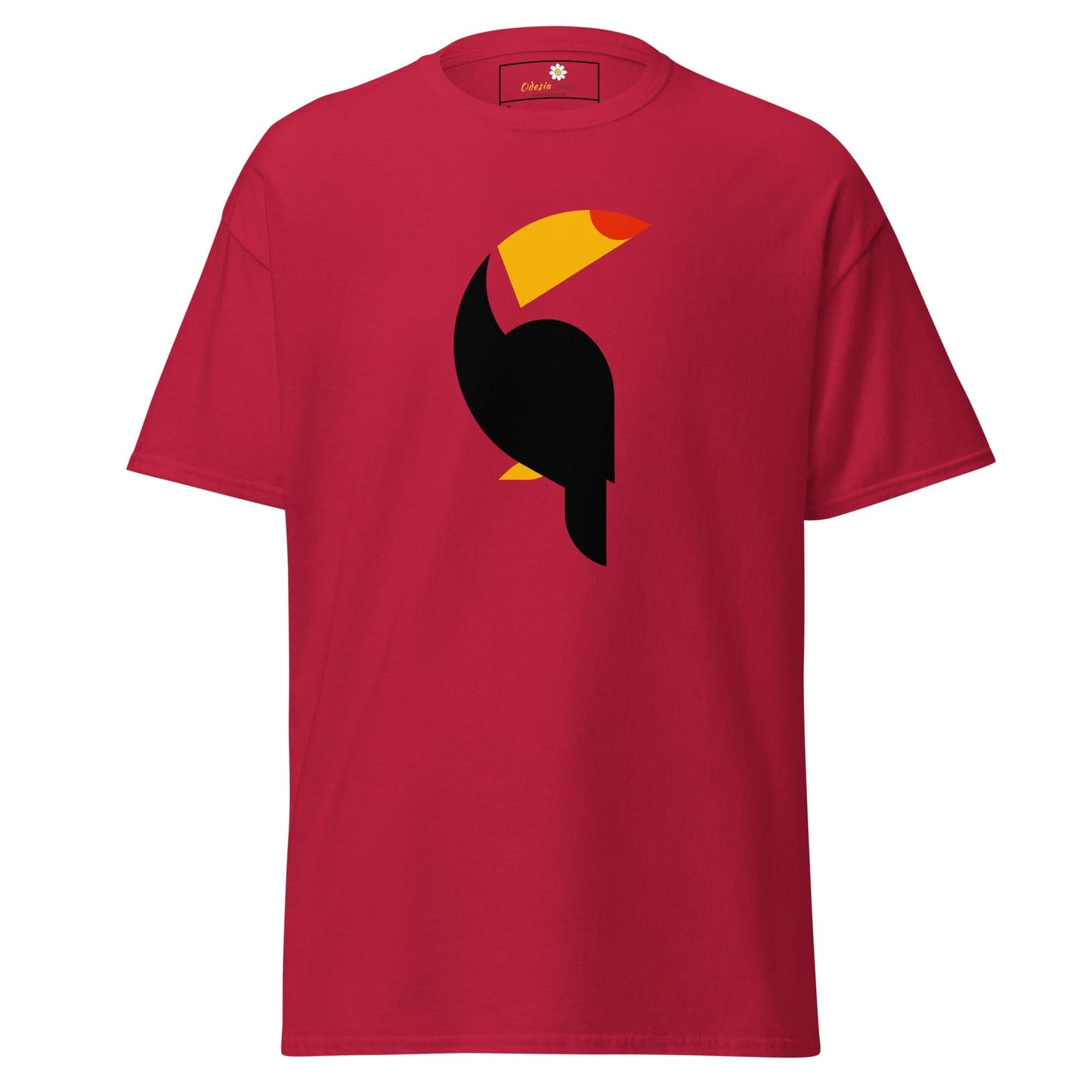 Unisex classic t-shirt - WILD LIFE TOUCAN - REGULAR - Cardinal / S