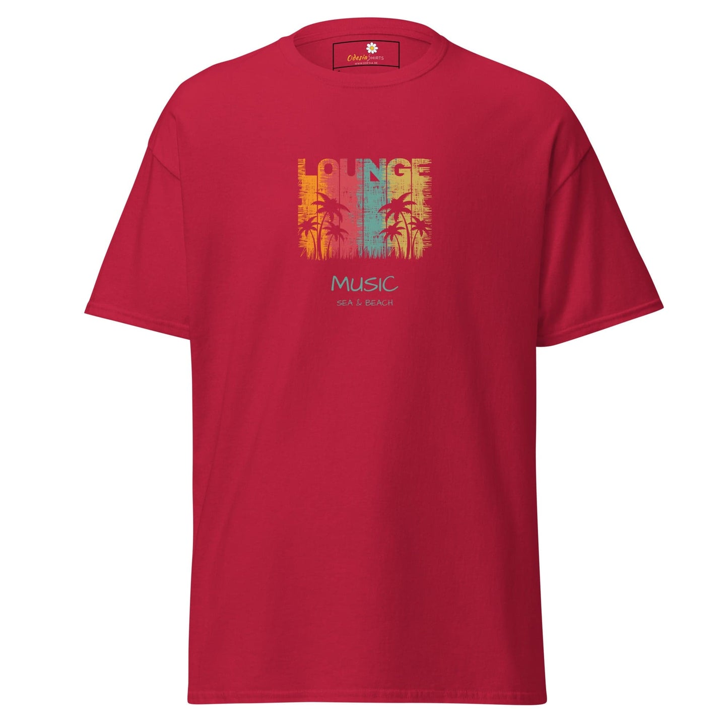 Unisex classic tee - MUSIC LOUNGE - REGULAR - Cardinal / S