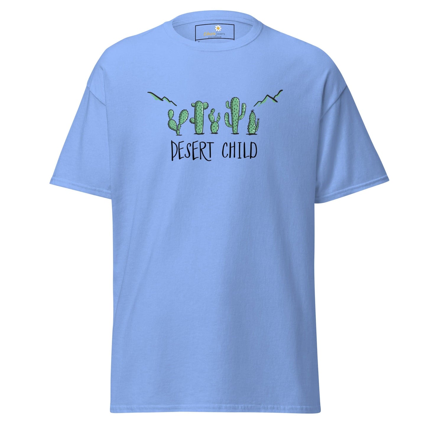 Unisex classic t-shirt - SUMMER DESERT CHILD - REGULAR - Carolina Blue / S
