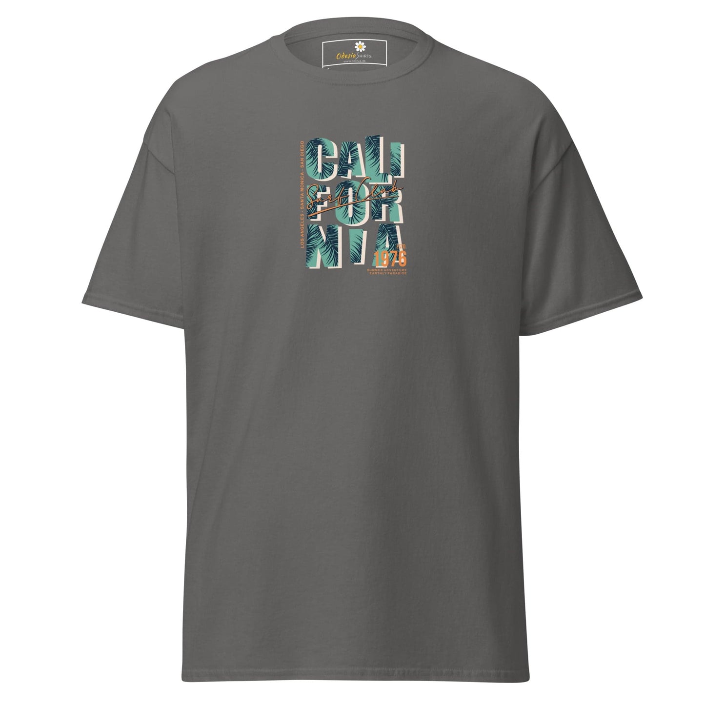 Unisex classic tee - TEXT CALIFORNIA - REGULAR - Charcoal / S