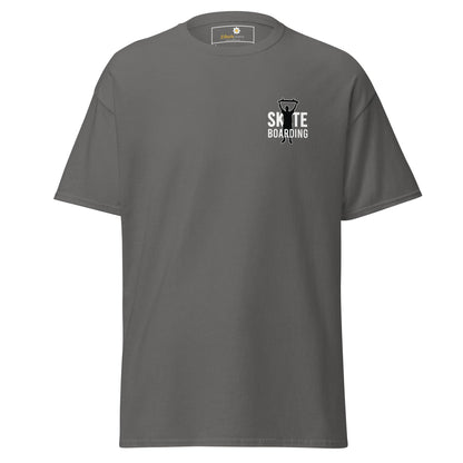 Unisex classic t-shirt - SPORT SKATEBOARDING - REGULAR - Charcoal / S