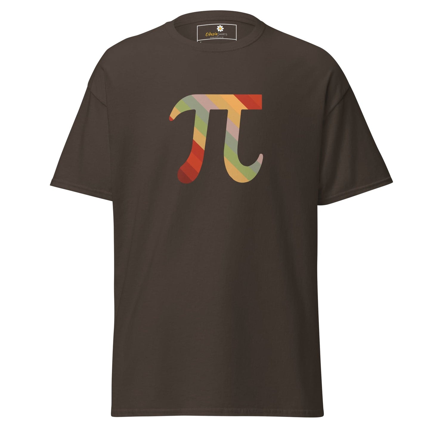 Unisex classic tee - MISC MATHI PI - REGULAR - Dark Chocolate / S