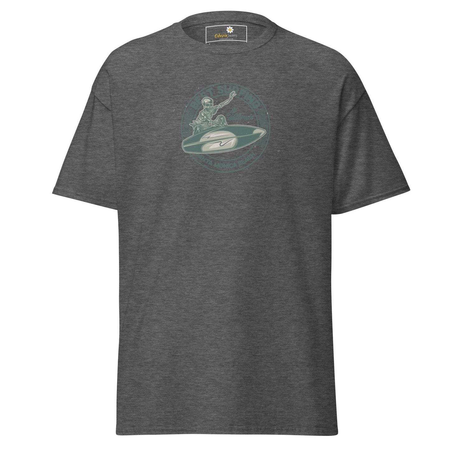 Unisex classic t-shirt - SPORT BEST SURFING - REGULAR - Dark Heather / S