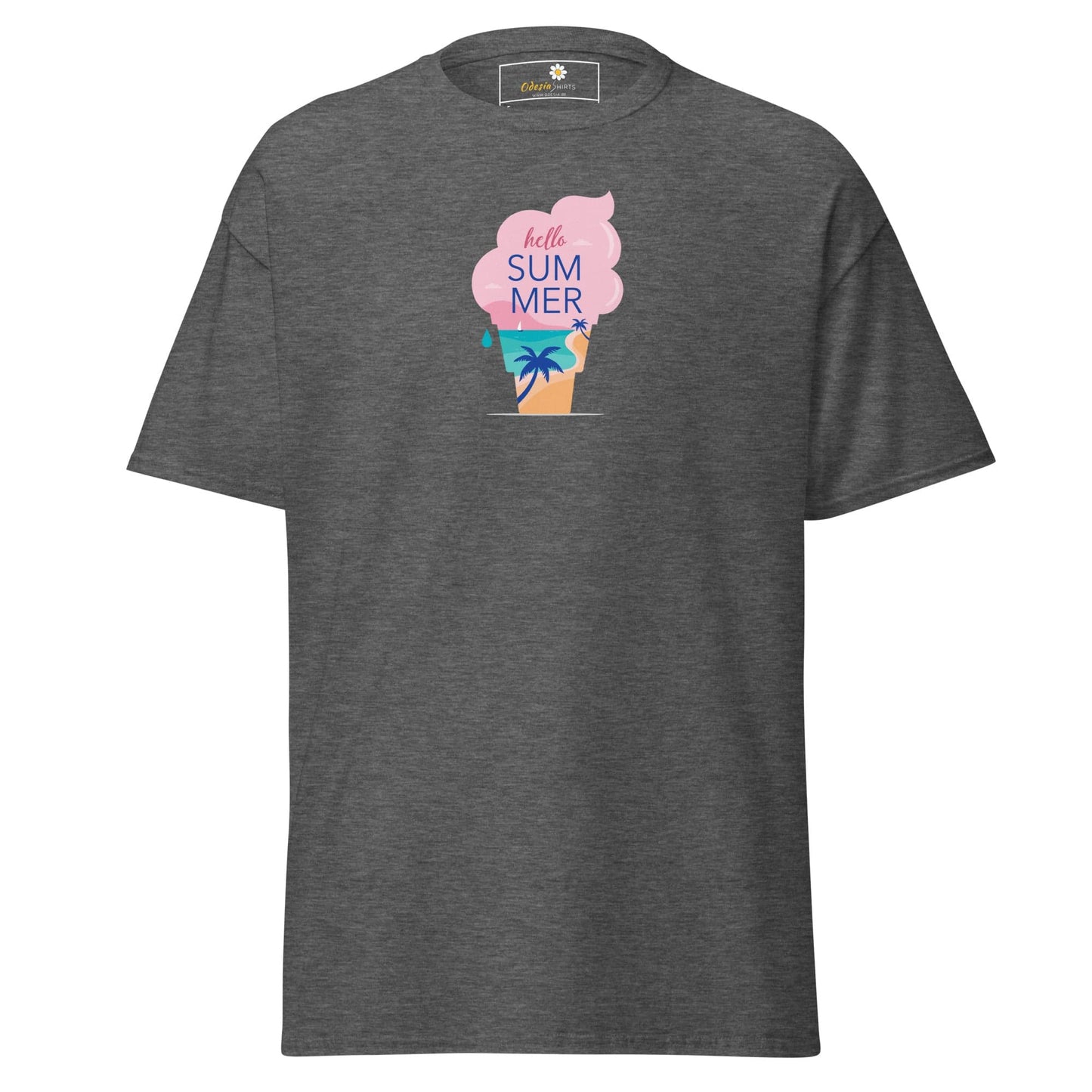 Unisex classic tee - SUMMER MISC ICE - REGULAR - Dark Heather / S