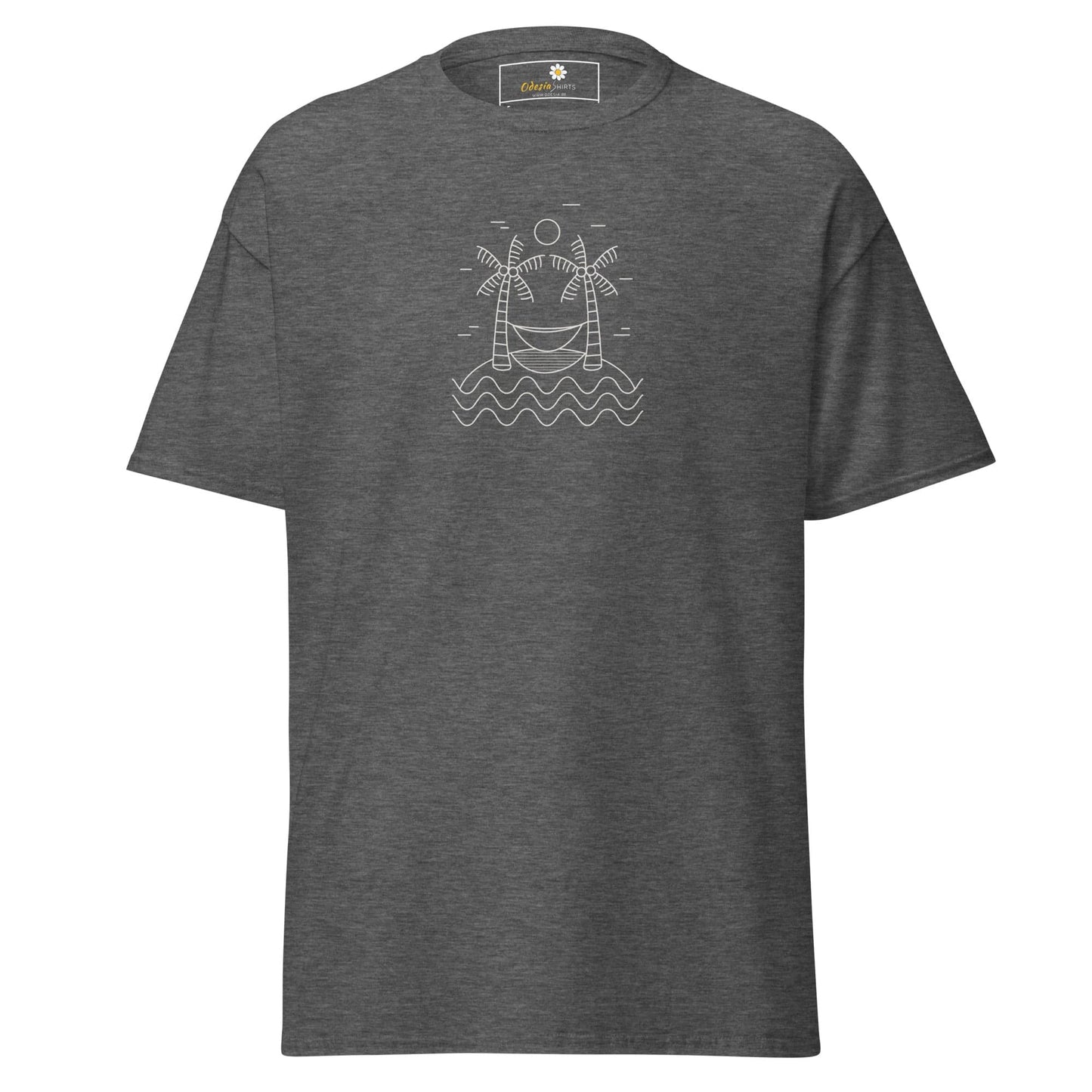 Unisex classic tee - SUMMER SUNNY ISLAND - REGULAR - Dark Heather / S