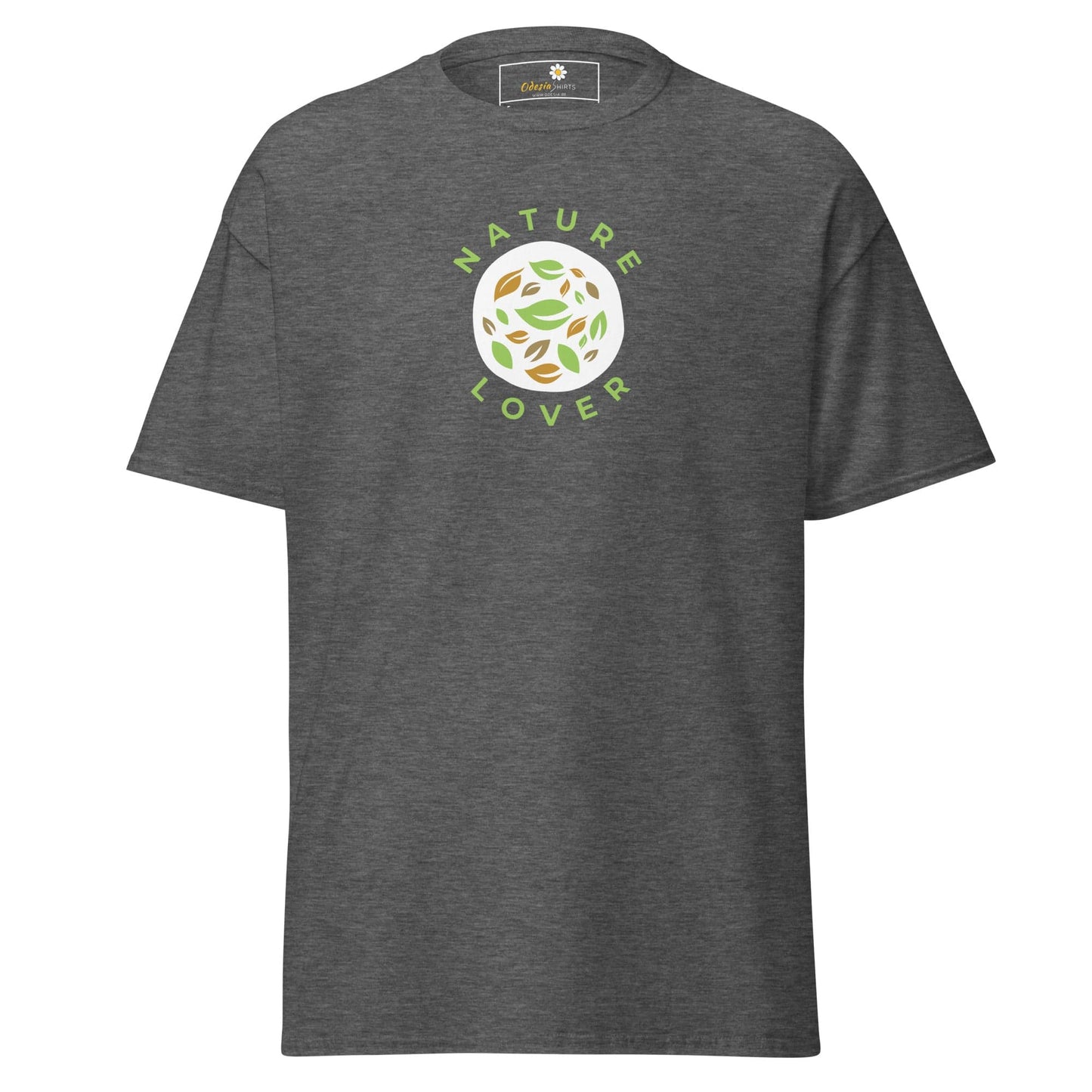 Unisex classic tee - NATURE LOVER - REGULAR - Dark Heather / S
