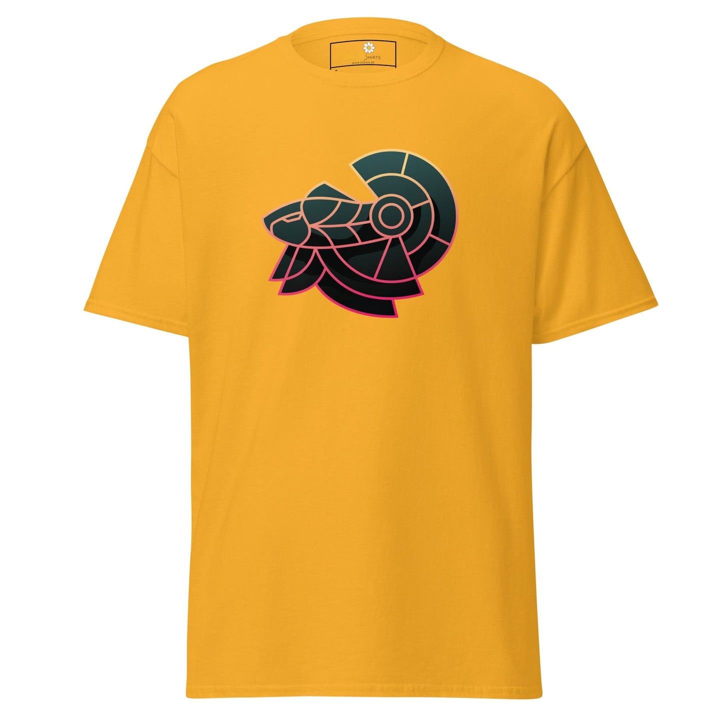 Unisex classic tee - ABSTRACT HERMIT - REGULAR - Gold / S