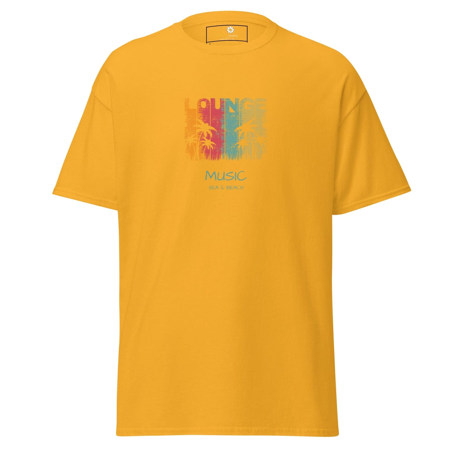 Unisex classic tee - MUSIC LOUNGE - REGULAR - Gold / S