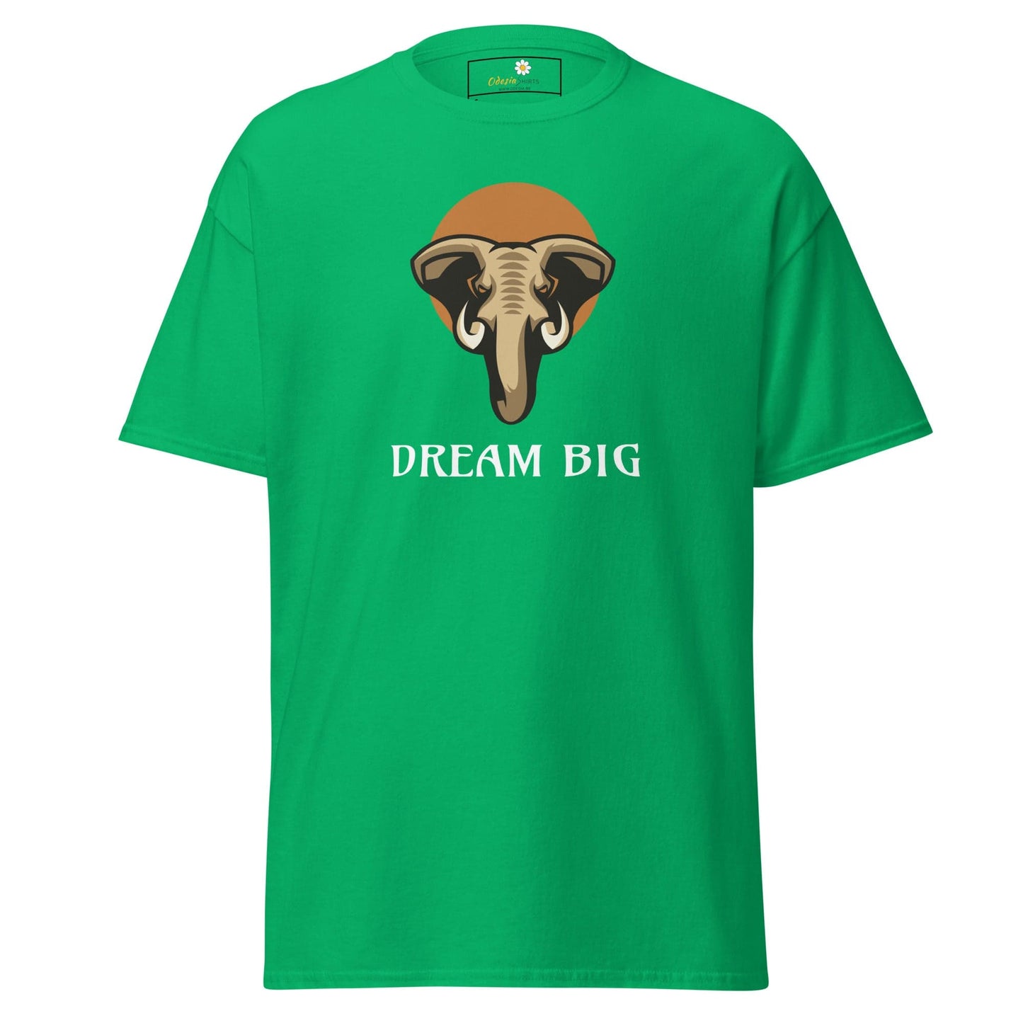 Unisex classic t-shirt - WILD LIFE ELEPHANT DREAM BIG - REGULAR - Irish Green / S