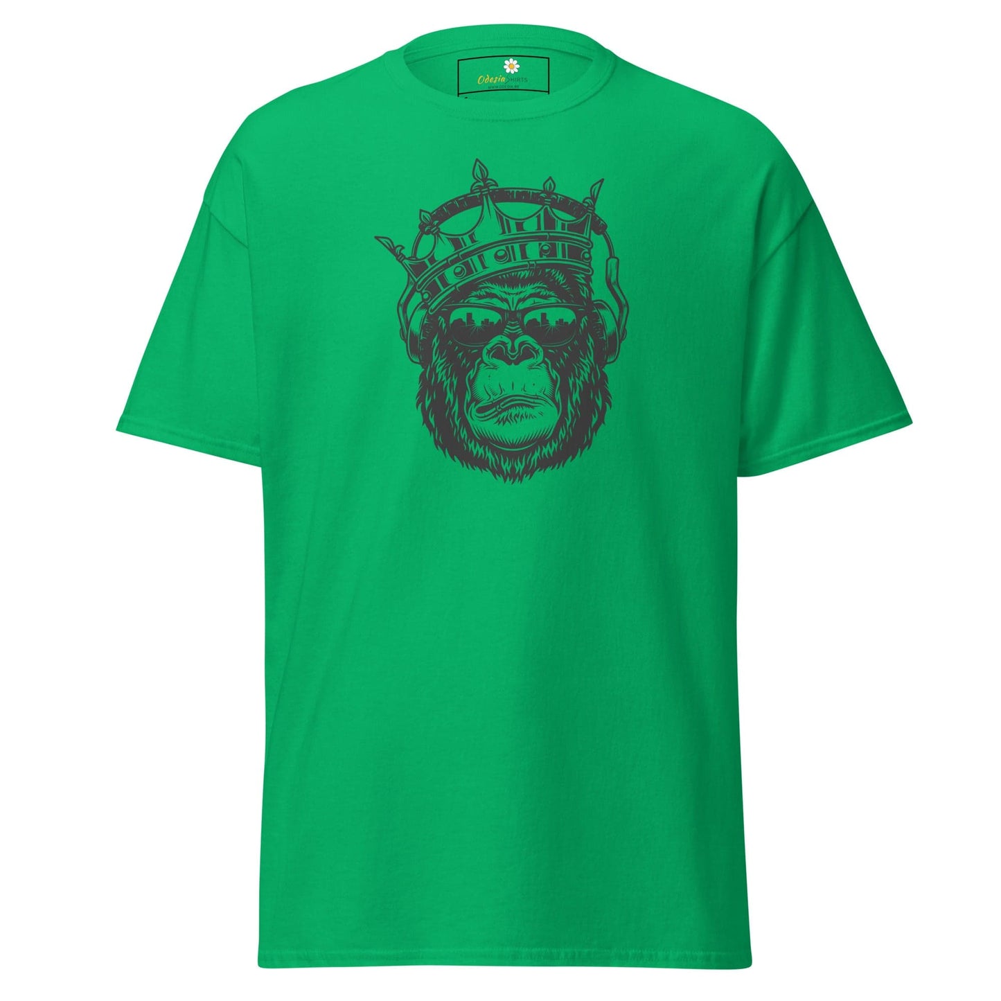 Unisex classic t-shirt - WILD LIFE MONKEY KING -REGULAR - Irish Green / S