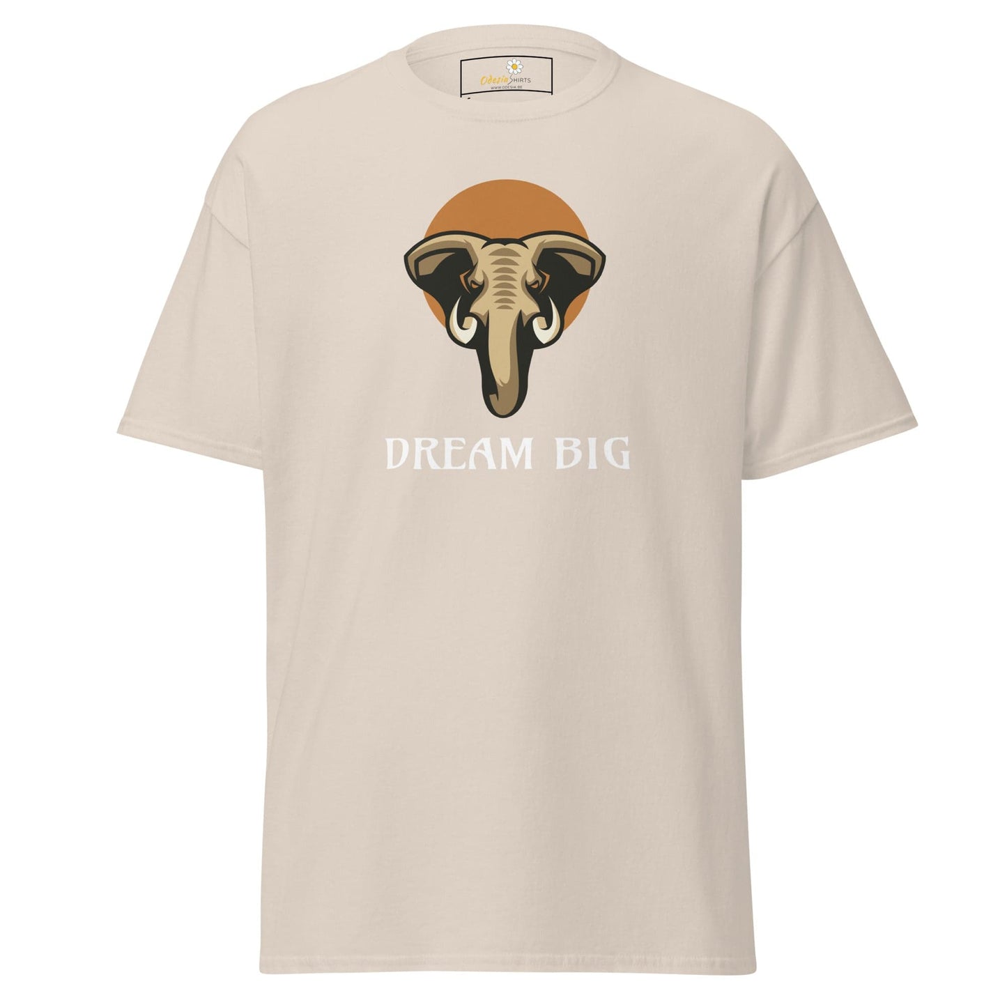 Unisex classic t-shirt - WILD LIFE ELEPHANT DREAM BIG - REGULAR - Natural / S