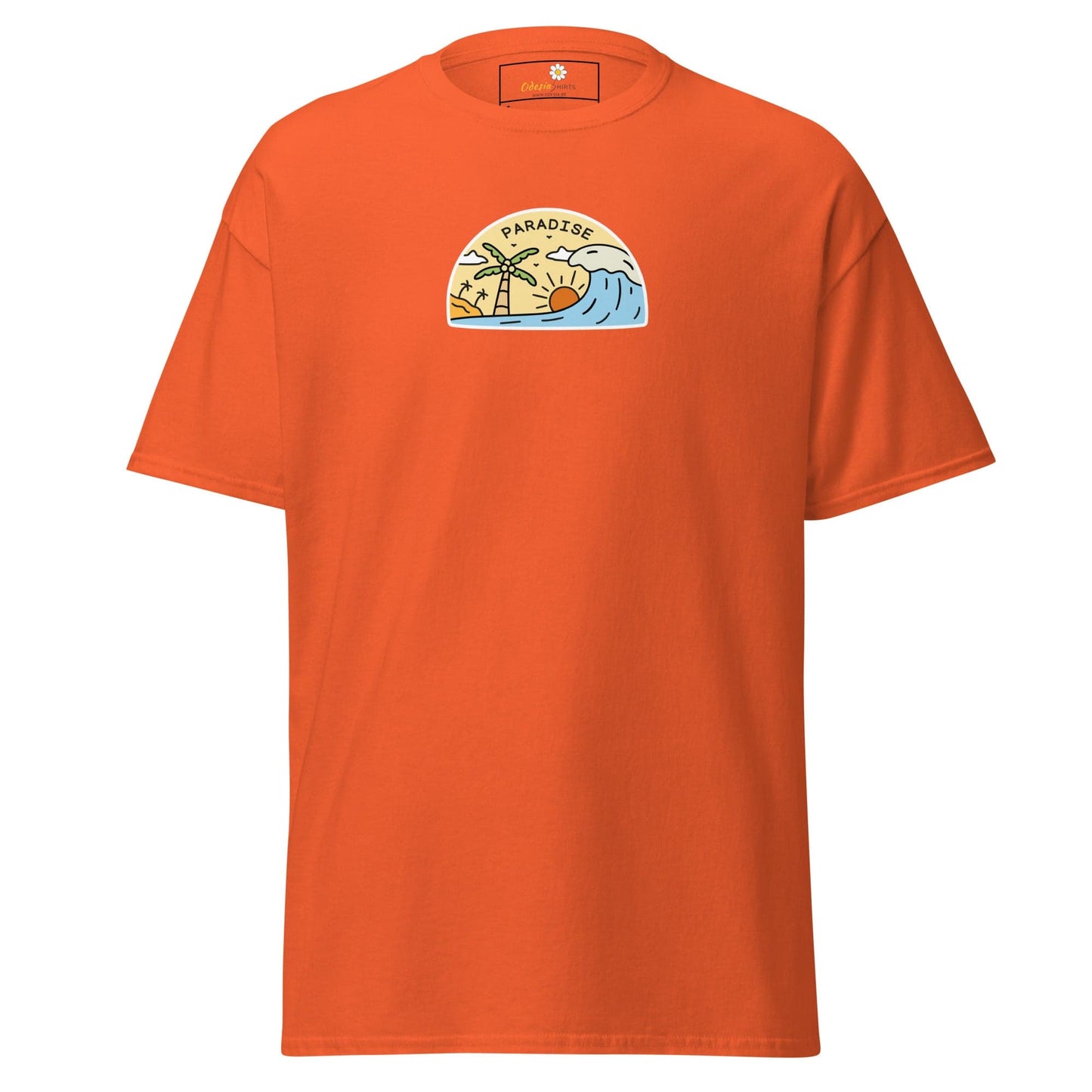 Unisex classic tee - SUMMER ISLAND PARADISE - REGULAR - Orange / S