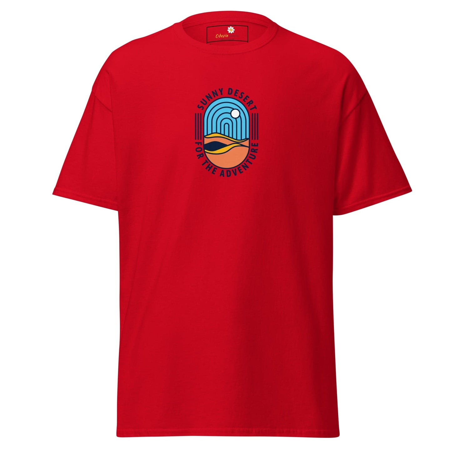 Unisex classic tee - SUMMER SUNNY DESERT - REGULAR - Red / S