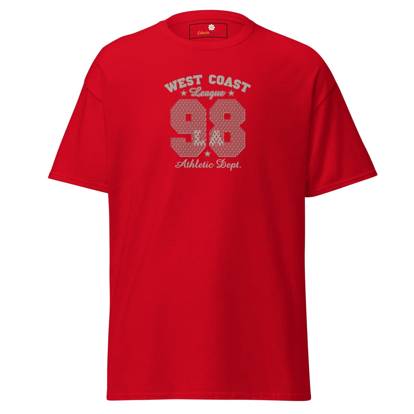 Unisex classic t-shirt - SPORT WEST COAST 98 - REGULAR - Red / S