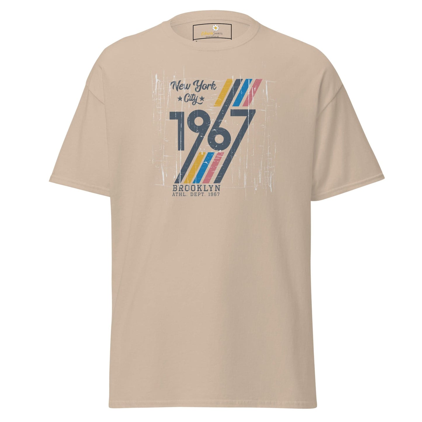 Unisex classic t-shirt - URBAN 1967 NY CITY - REGULAR - Sand / S