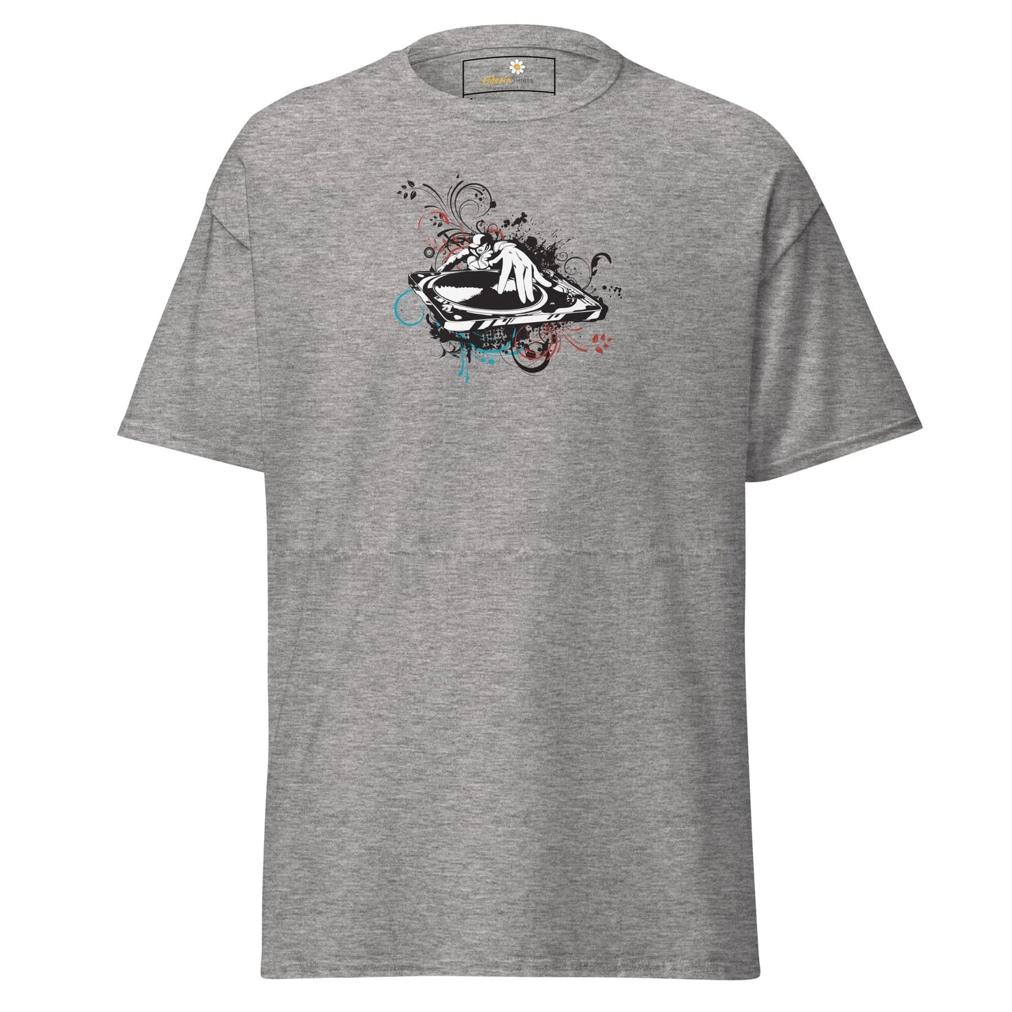 Unisex classic tee - MUSIC DISK JOCKEY - REGULAR - Sport Grey / S