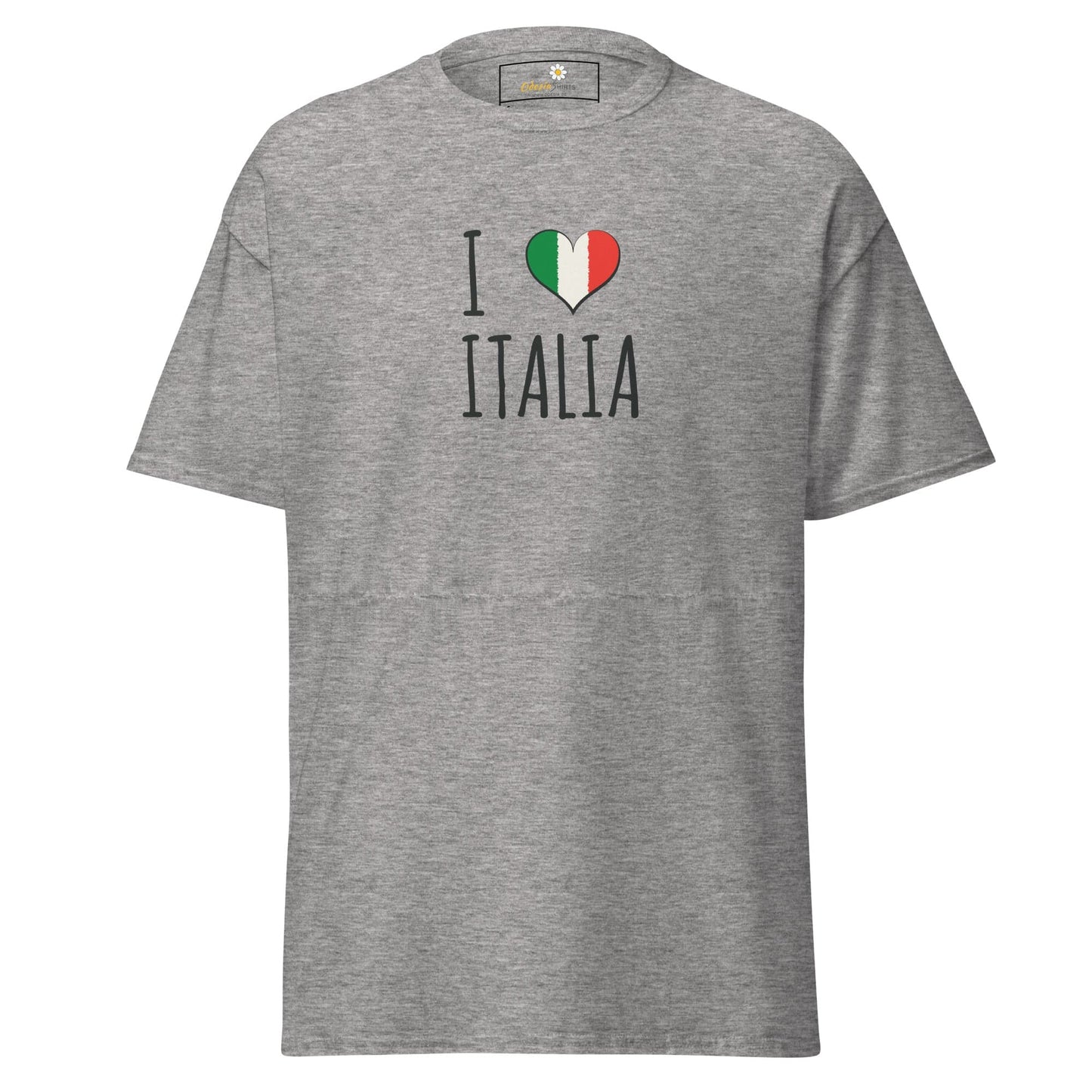 Unisex classic tee - COUNTRY I LOVE ITALY - REGULAR - Sport Grey / S