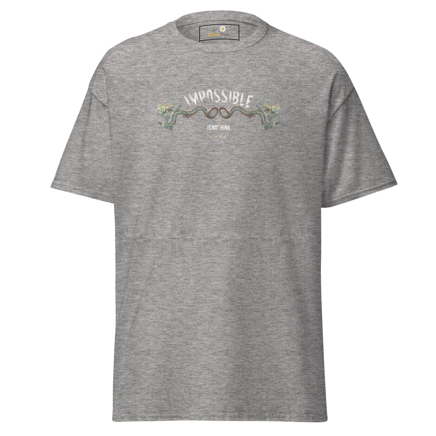 Unisex classic t-shirt - MYSTIC IMPOSSIBLE IS NOTHING - REGULAR - Sport Grey / S