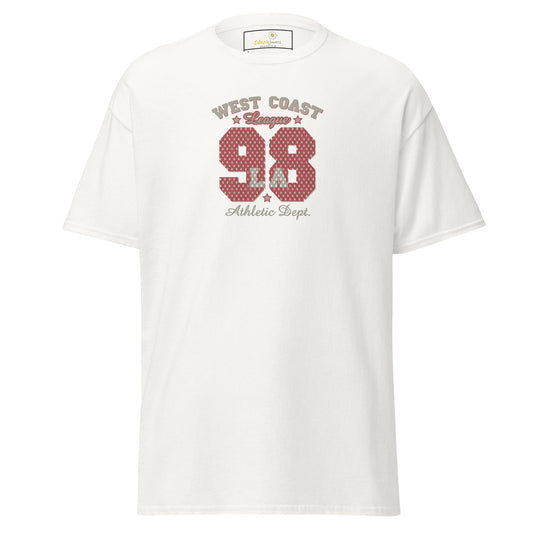 Unisex classic t-shirt - SPORT WEST COAST 98 - REGULAR - White / S