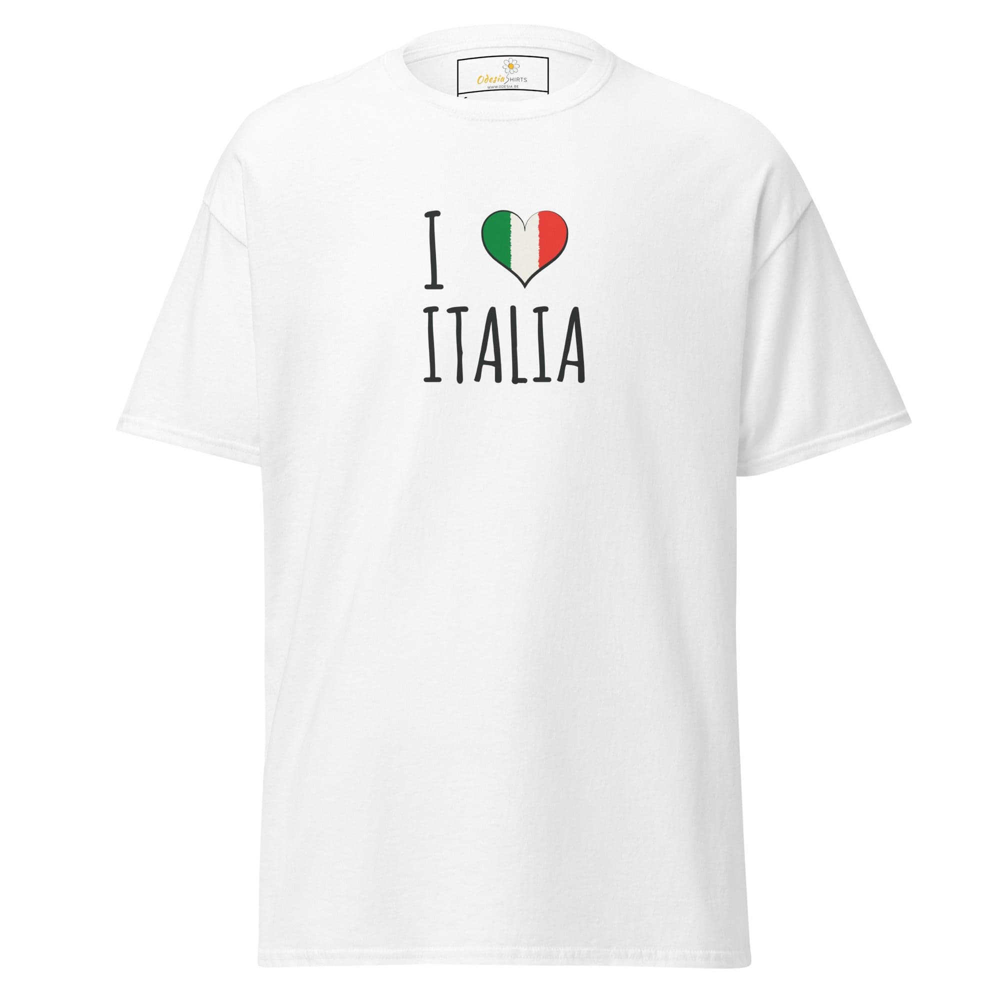 Unisex classic tee - COUNTRY I LOVE ITALY - REGULAR - White / S