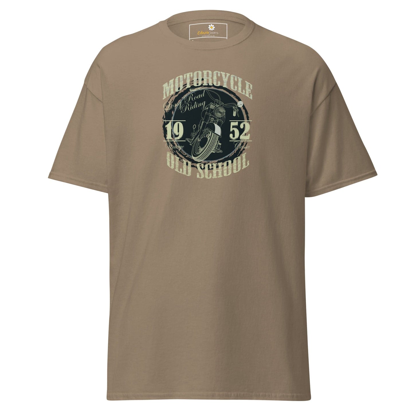 Unisex classic t-shirt - MISC MOTORCYCLE 1952 - REGULAR - Brown Savana / S