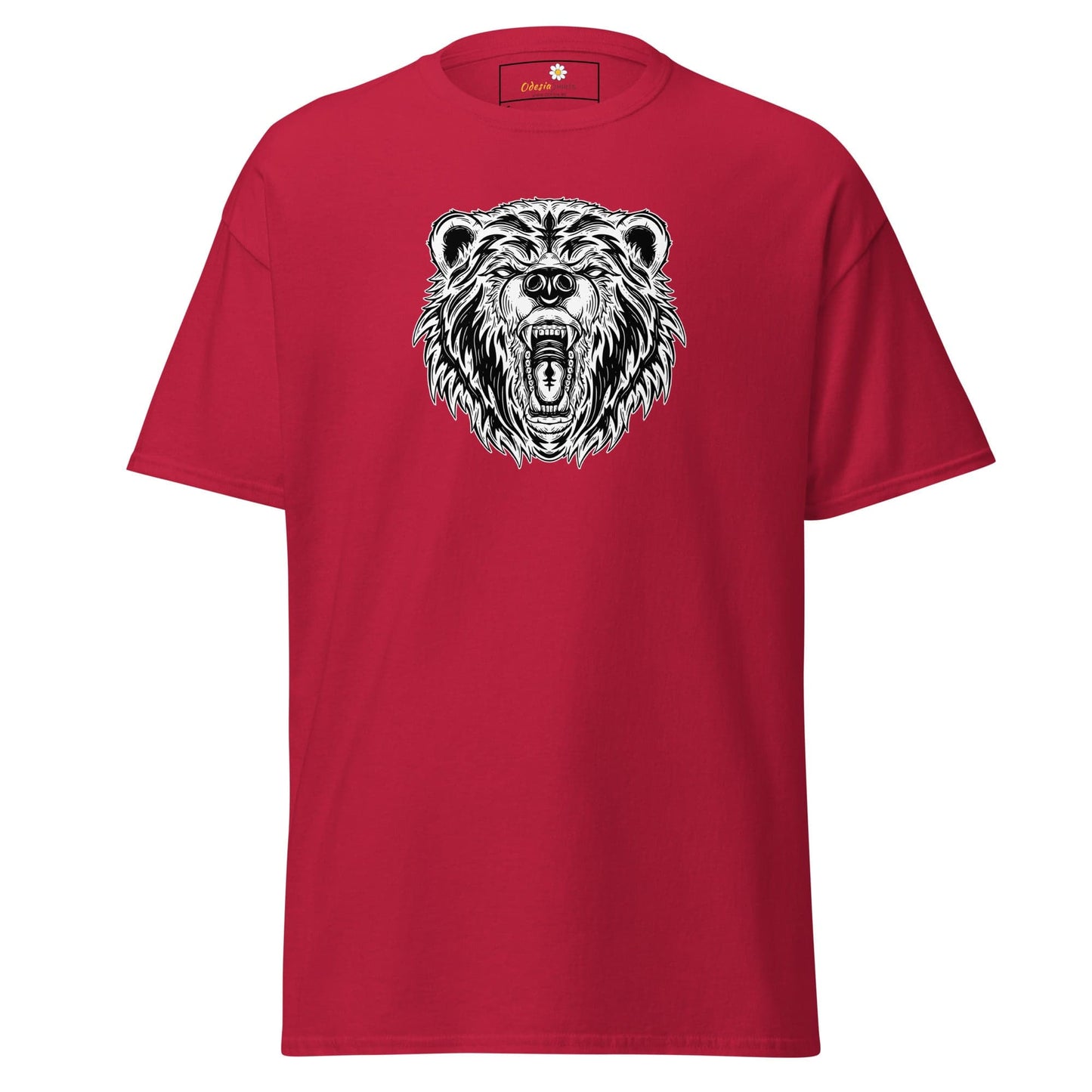 Unisex classic t-shirt - WILD LIFE BEAR - REGULAR - Cardinal / S