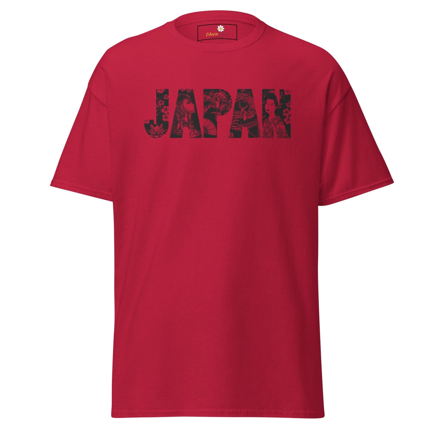 Unisex classic t-shirt - COUNTRY JAPAN - REGULAR - Cardinal / S