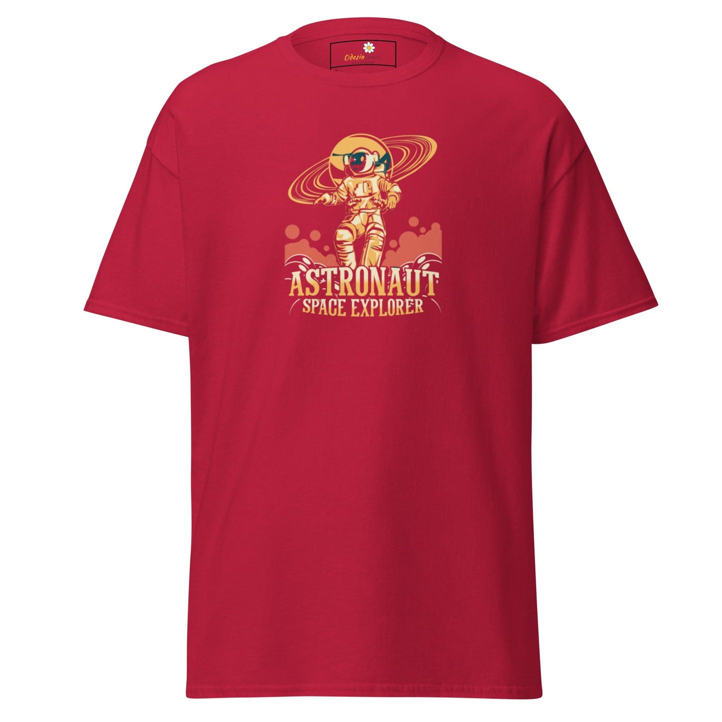Unisex classic t-shirt - ASTRONAUT SPACE EXPLORER - REGULAR - Cardinal / S
