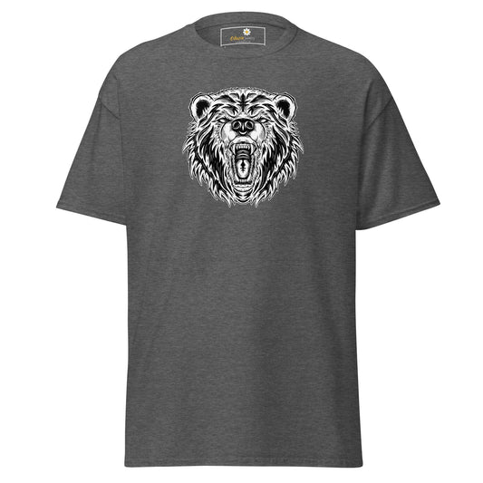 Unisex classic t-shirt - WILD LIFE BEAR - REGULAR - Dark Heather / S
