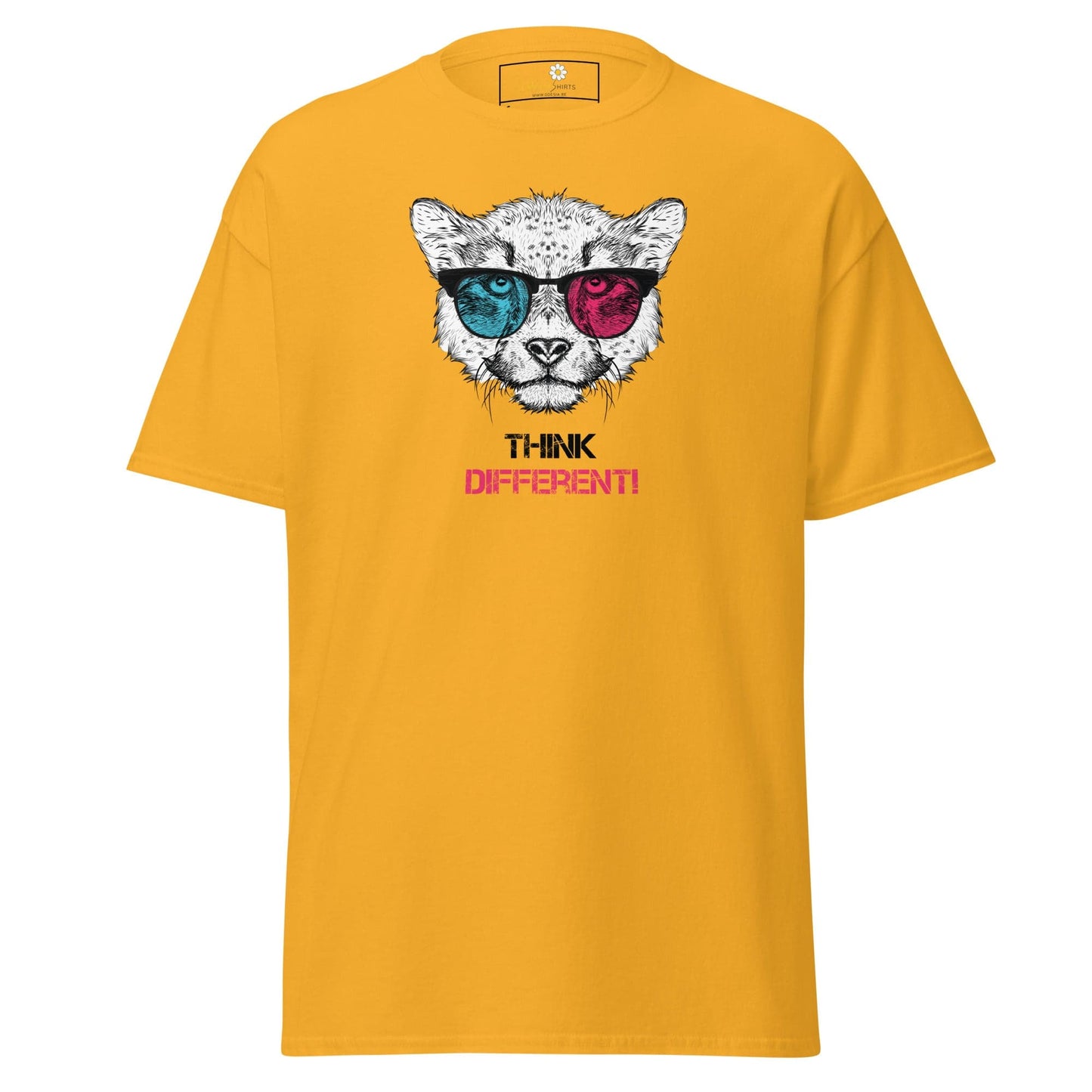 Unisex classic t-shirt - FANTASY THINK DIFFERENT - REGULAR - Gold / S