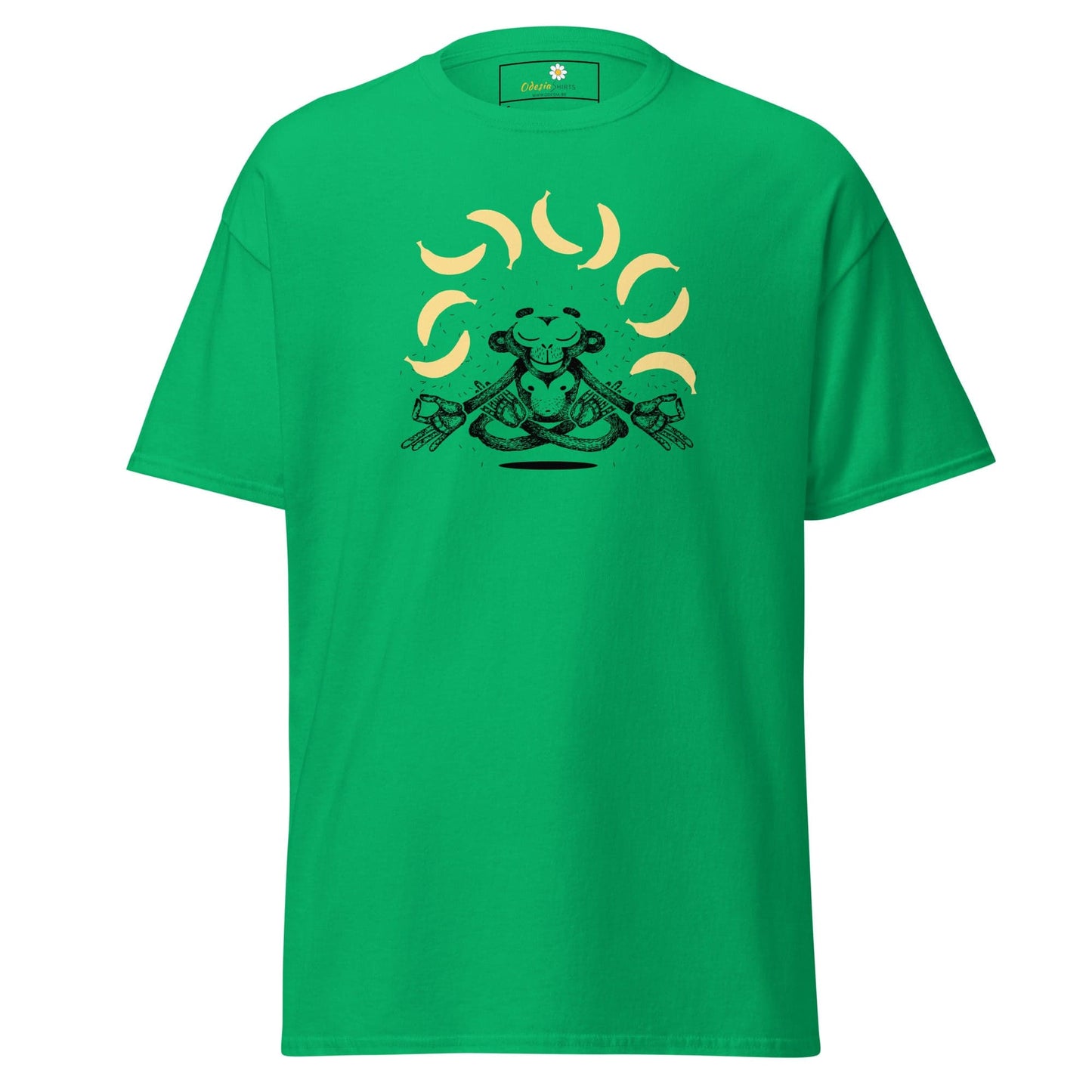 Unisex classic t-shirt - FUN MONKEY BANANA - REGULAR - Irish Green / S