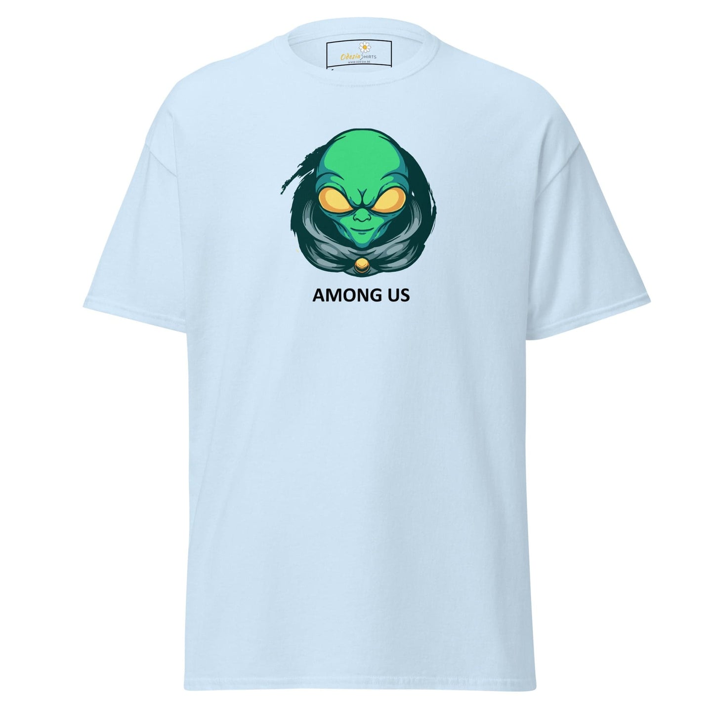 Unisex classic t-shirt - SPACE ALIEN AMONG US - REGULAR - Light Blue / S