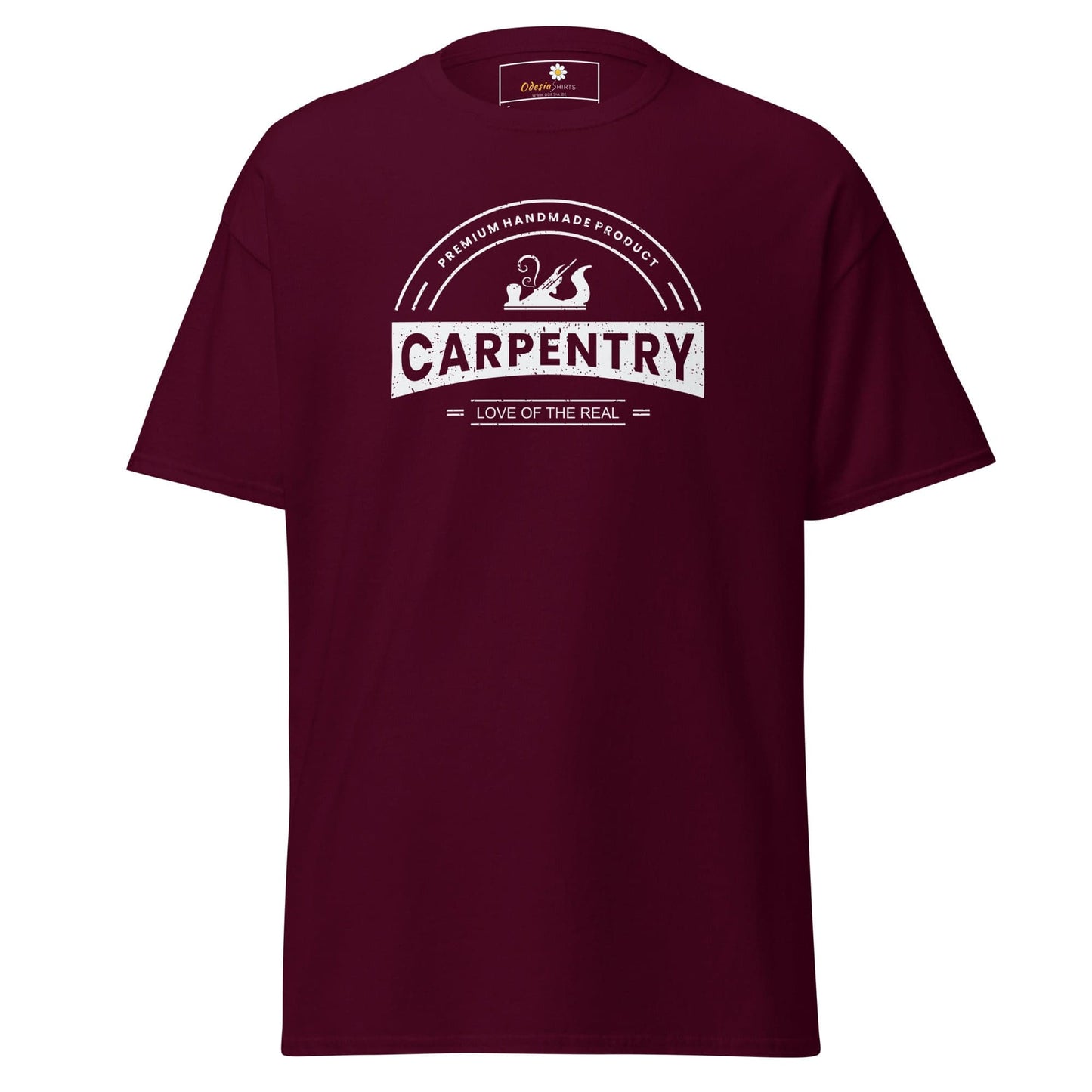 Unisex classic t-shirt - SKILLS CARPENTRY DREAM - REGULAR - Maroon / S