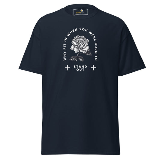 Unisex classic t-shirt - MISC FIT IN STAND OUT - REGULAR - Navy / S