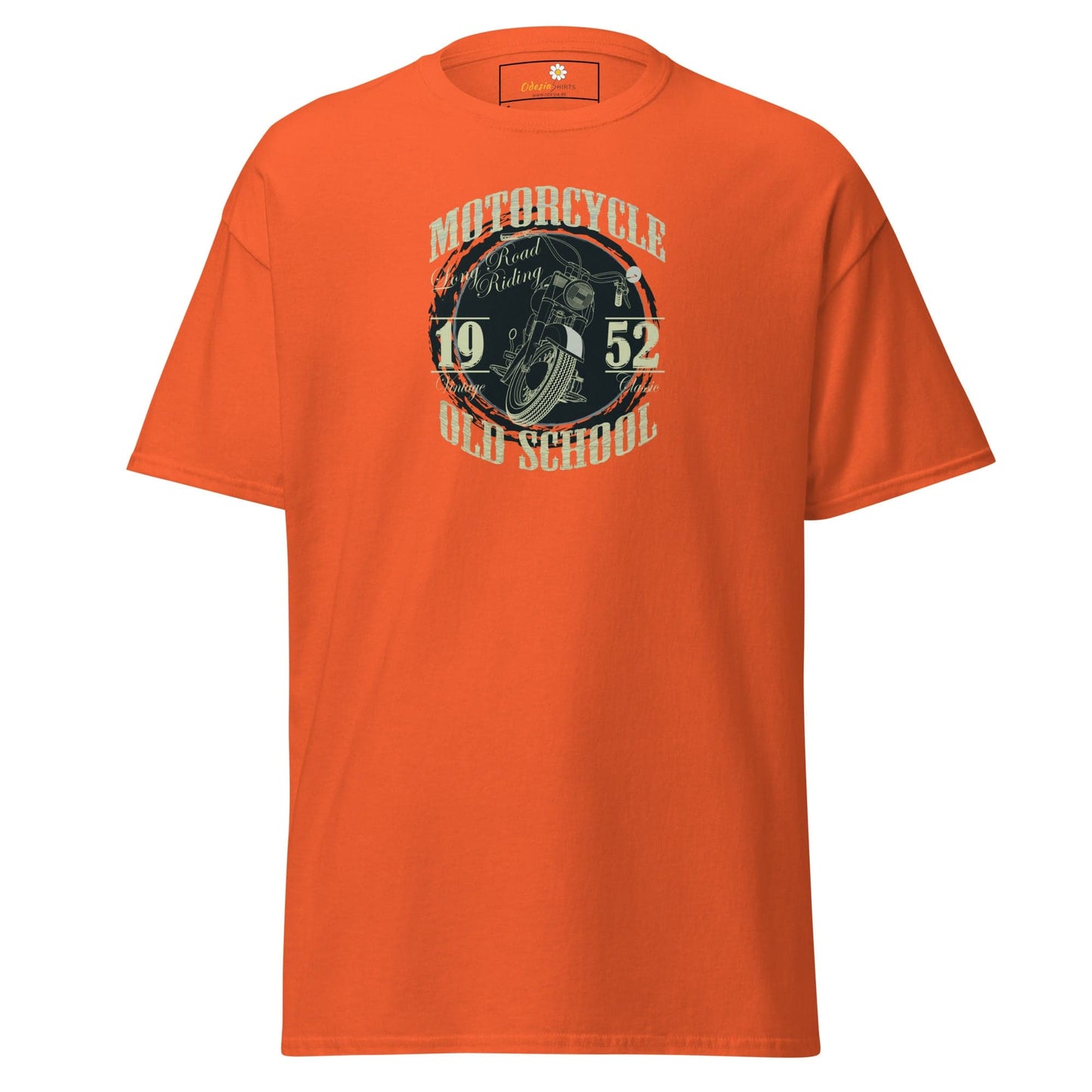 Unisex classic t-shirt - MISC MOTORCYCLE 1952 - REGULAR - Orange / S