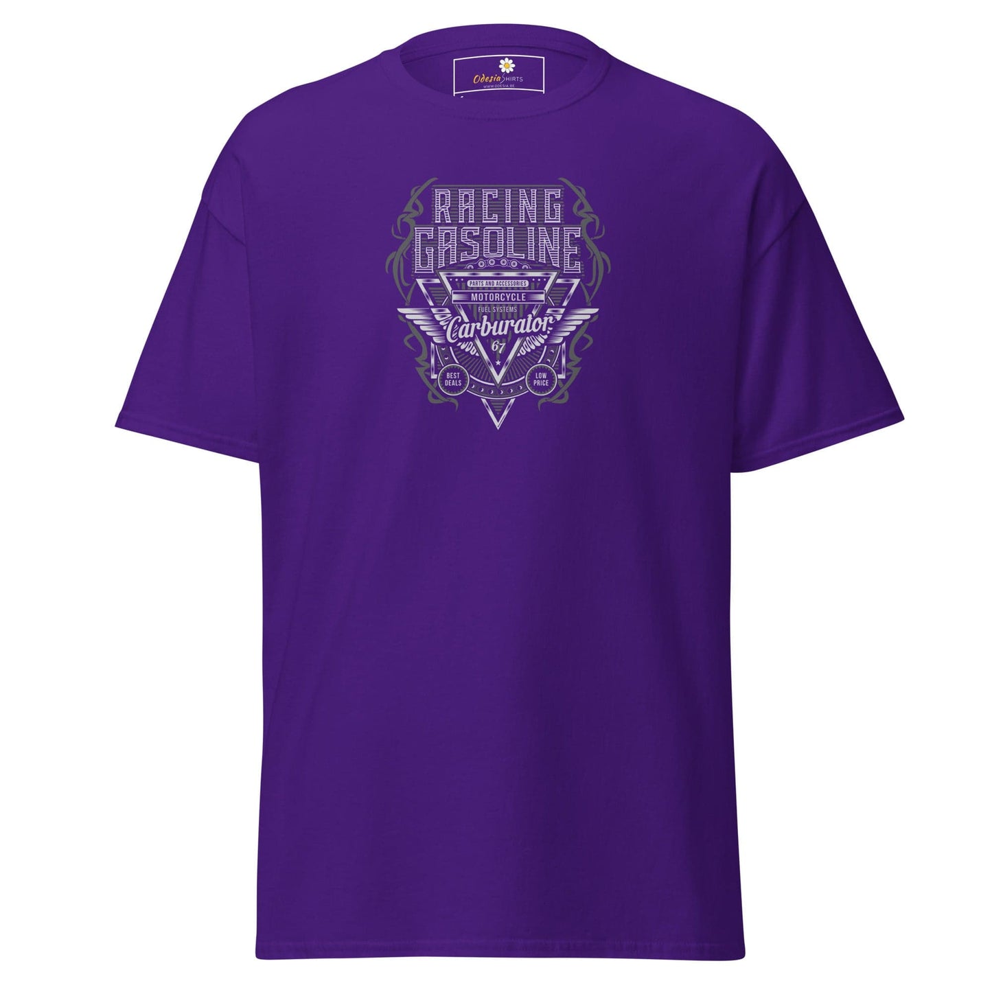 Unisex classic t-shirt - SPORT RACING CARS GASOLINE - REGULAR - Purple / S
