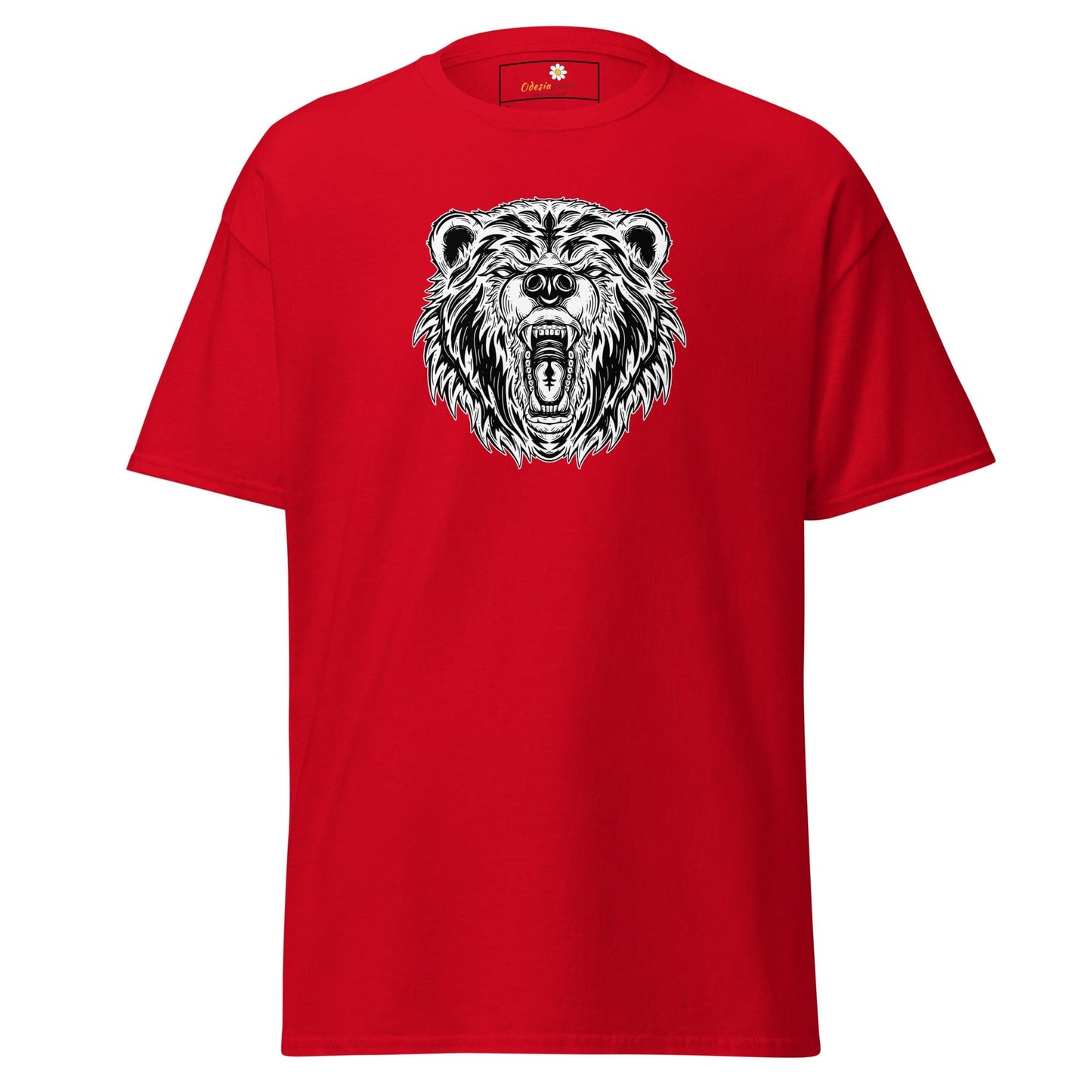 Unisex classic t-shirt - WILD LIFE BEAR - REGULAR - Red / S