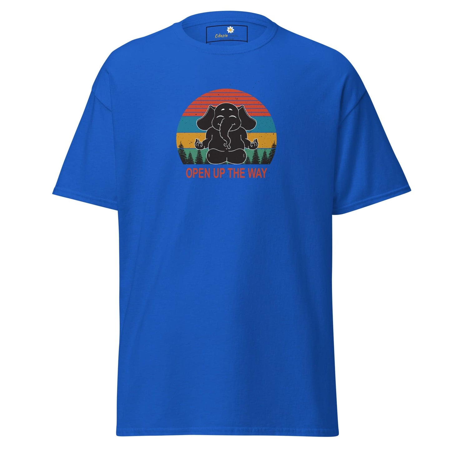 Unisex classic t-shirt - WILDLIFE ELEPHANT SPIRITUAL - REGULAR - Royal / S